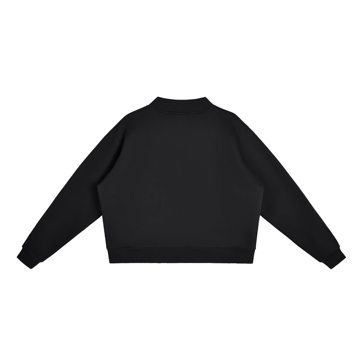 Vintage Rhoyalty Essential Fleece Mock-Neck Crew Sweatshirt