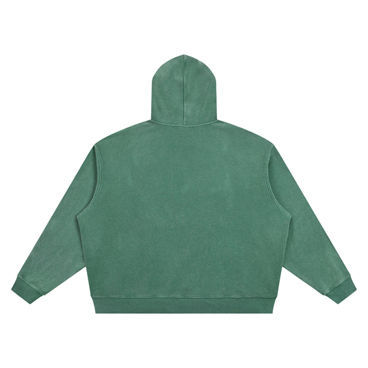 Property of NSU Unisex Vintage Wash Waffle Boxy Hoodie