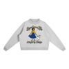 Vintage Rhoyalty Essential Fleece Mock-Neck Crew Sweatshirt