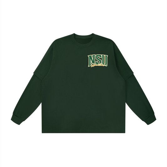 NSU Big Behold Unisex Layered Oversized T-Shirt