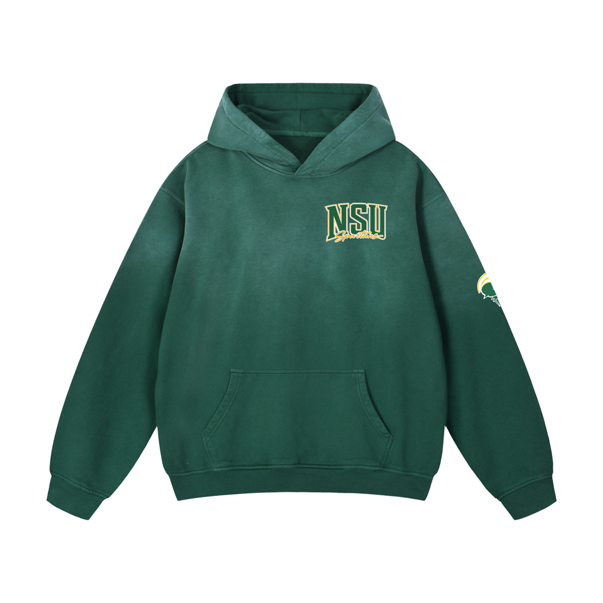NSU Big Behold Heavyweight Sunfade Oversized Hoodie