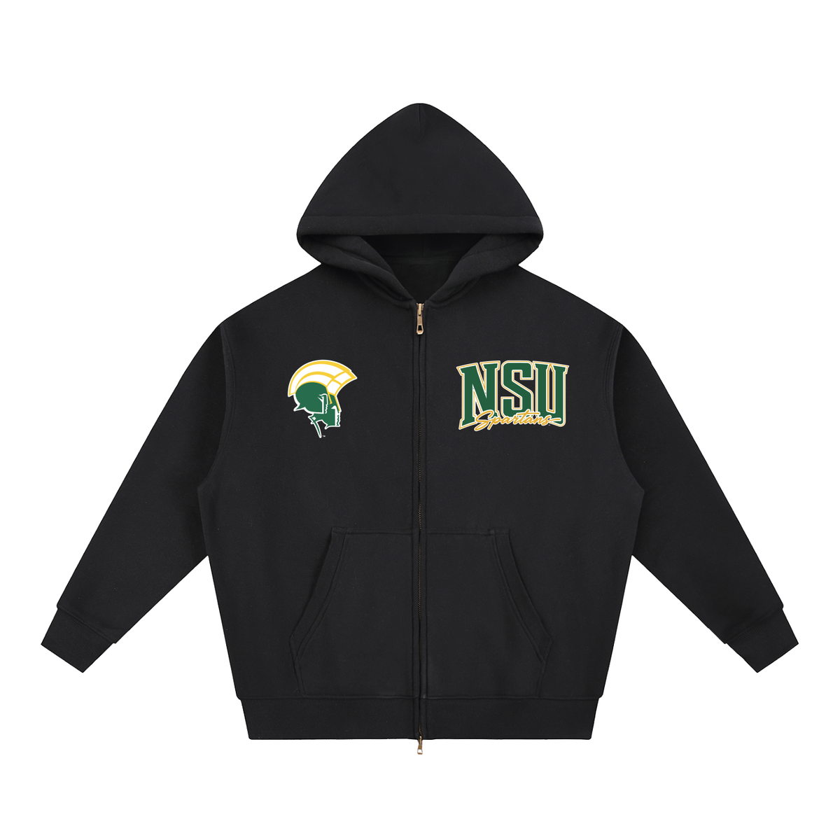 NSU Big Behold Essential Oversized Fleece Boxy Hoodie