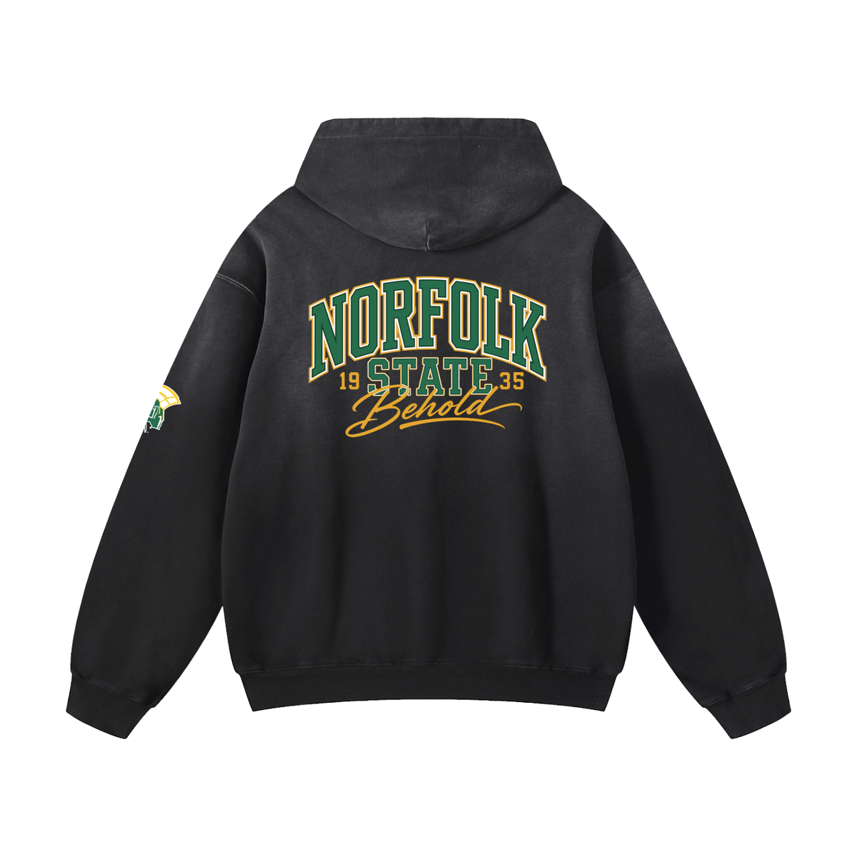 NSU Big Behold Heavyweight Sunfade Oversized Hoodie