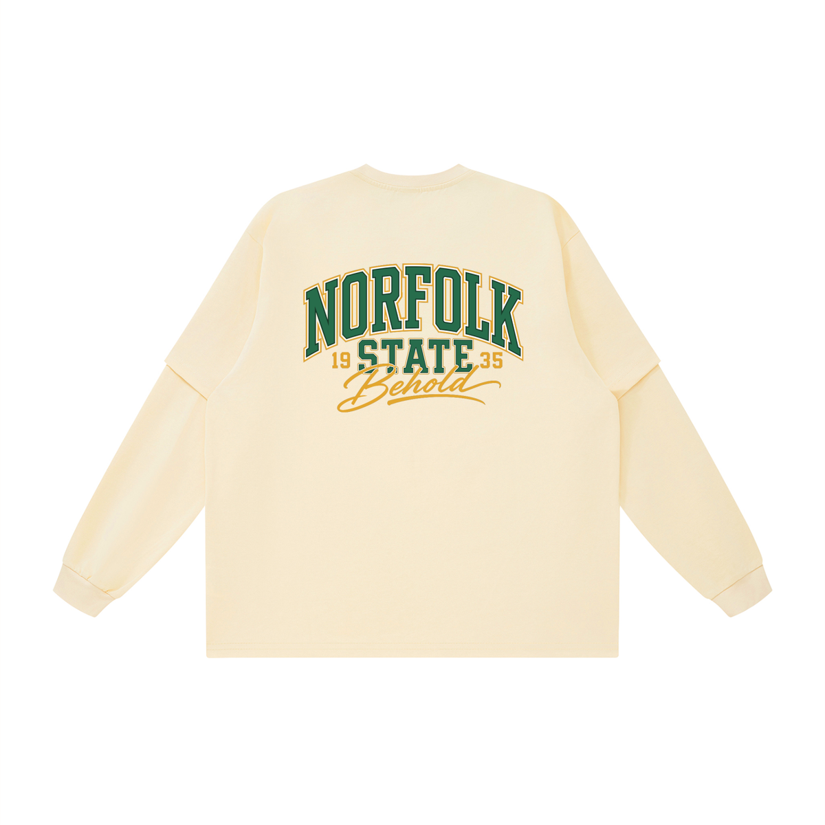 NSU Big Behold Unisex Layered Oversized T-Shirt