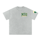NSU Big Behold Snow Washed Oversized Cotton T-Shirt