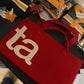 Red Delta Knitted Bag (PRE-ORDER SHIPS THE WEEK OF November 30)