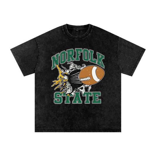 NSU Breakthrough Snow Washed Oversized Cotton T-Shirt