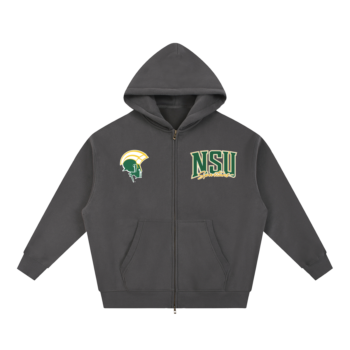 NSU Big Behold Essential Oversized Fleece Boxy Hoodie