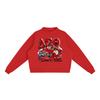 Essential Fleece Mock-Neck Crew Sweatshirt