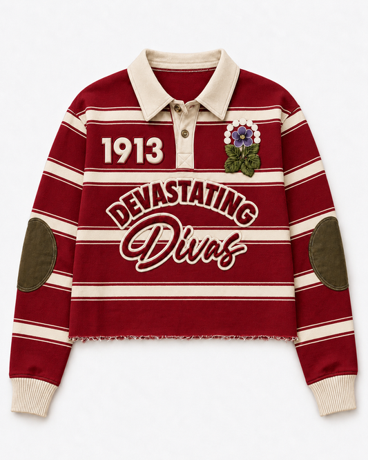 Crimson Devastating Divas Premium Rugby (Pre-Order Ships November 30)