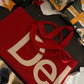 Red Delta Knitted Bag (PRE-ORDER SHIPS THE WEEK OF November 30)