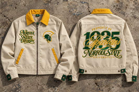 Cream Property of the Spartans Workers Jacket (PRE-ORDER SHIPS THE WEEK OF November 25)