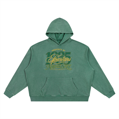 Property of NSU Unisex Vintage Wash Waffle Boxy Hoodie