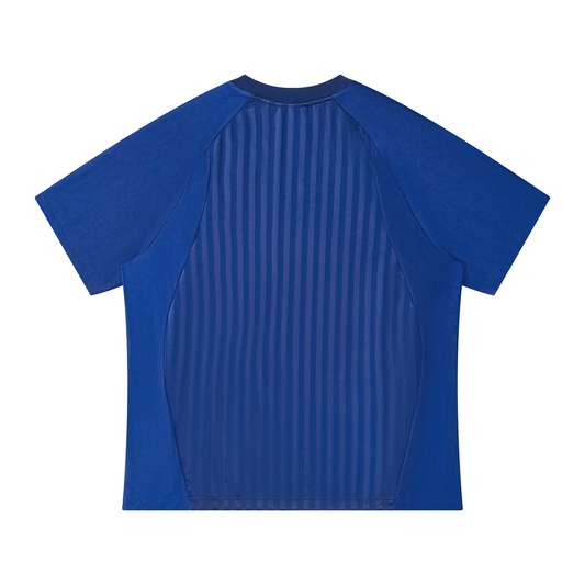 Yellow Tea Rose Unisex Striped Soccer Jersey