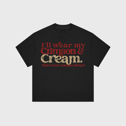 I'll Wear My Crimson & Cream Unisex t-shirt