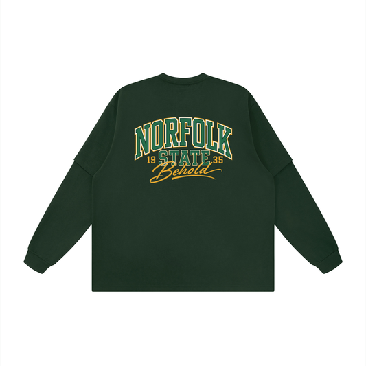 NSU Big Behold Unisex Layered Oversized T-Shirt