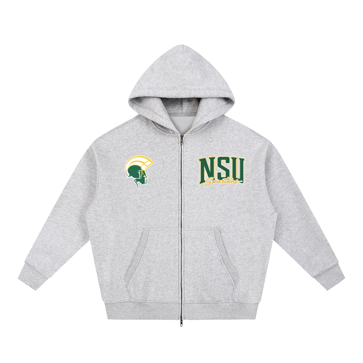 NSU Big Behold Essential Oversized Fleece Boxy Hoodie