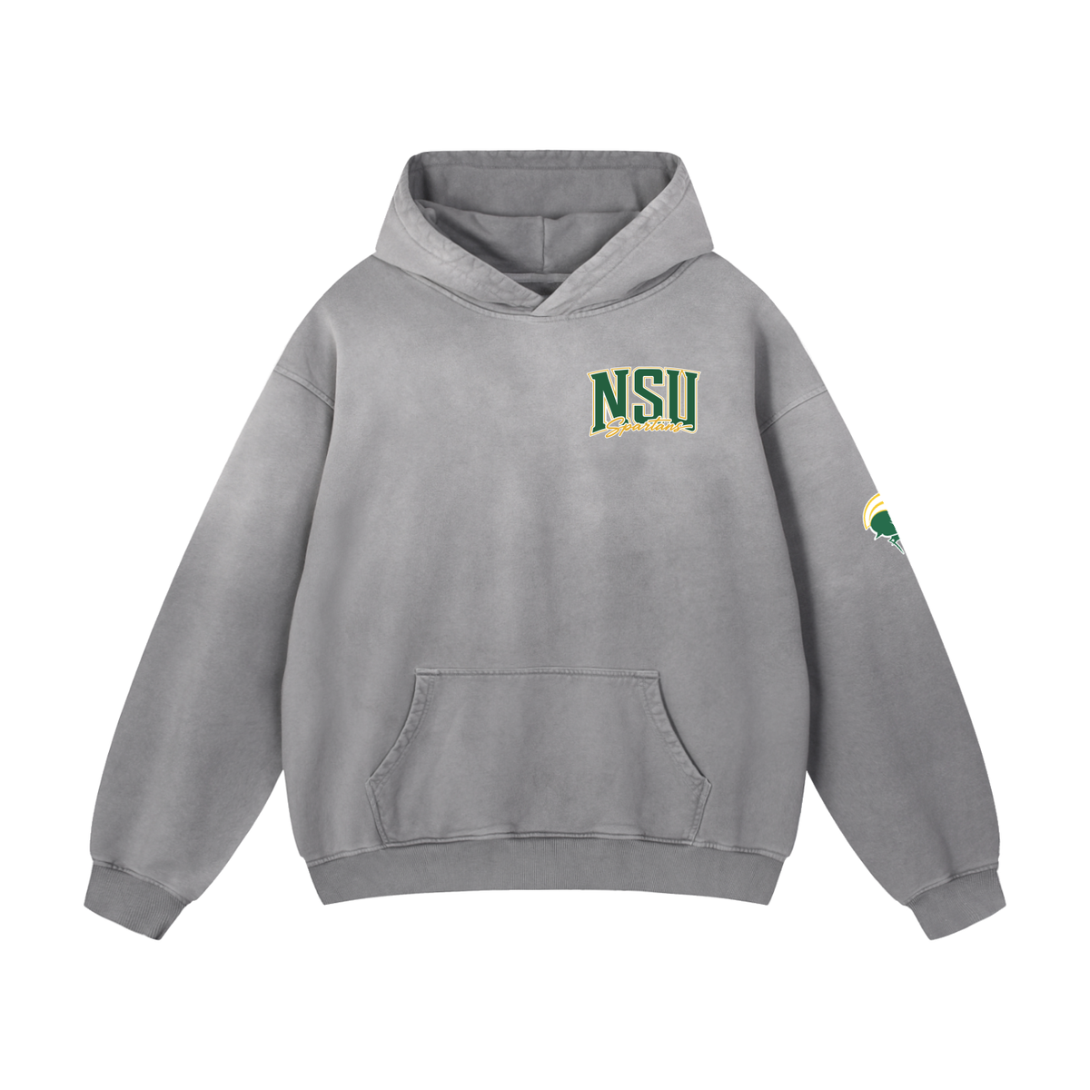 NSU Big Behold Heavyweight Sunfade Oversized Hoodie