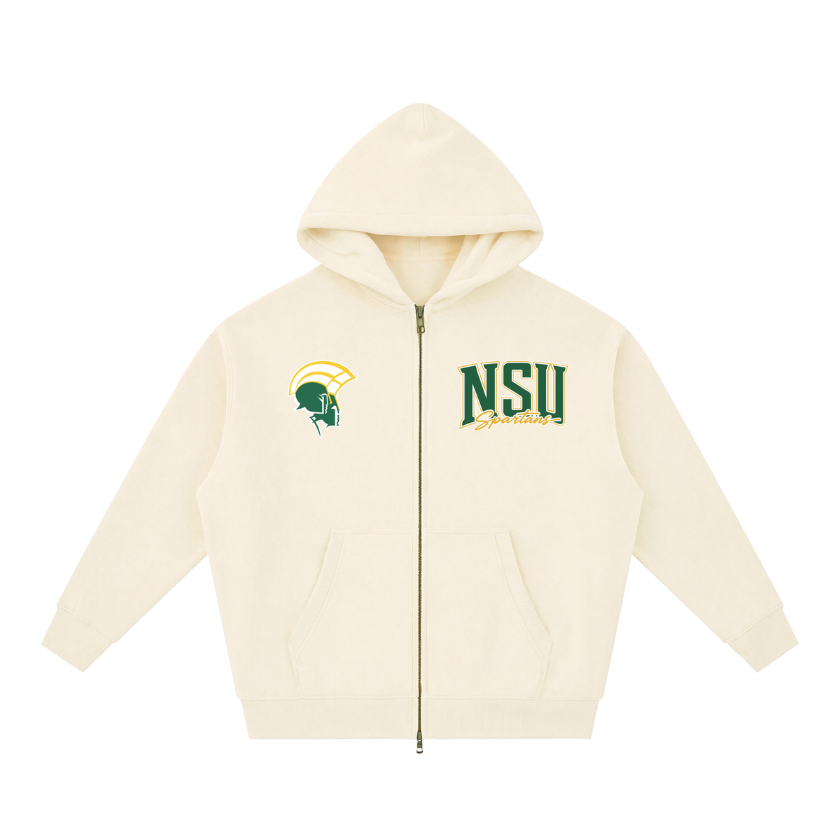 NSU Big Behold Essential Oversized Fleece Boxy Hoodie