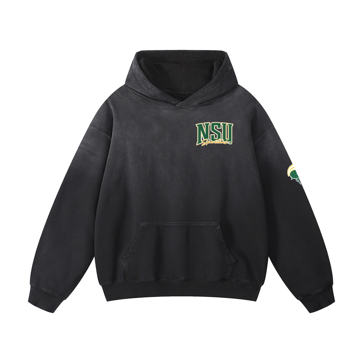 NSU Big Behold Heavyweight Sunfade Oversized Hoodie